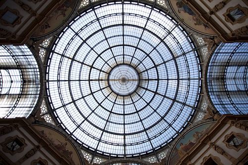 Dak van Galleria Vittorio Emanuele II, Milaan, Italie