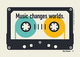 No. 8 Music changes worlds Nina Simone by Chungkong Art