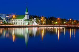 Frikirkirkjan, Reykjavik, Island von Henk Meijer Photography