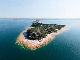 The Sirmione Peninsula on Lake Garda by Bas van der Gronde