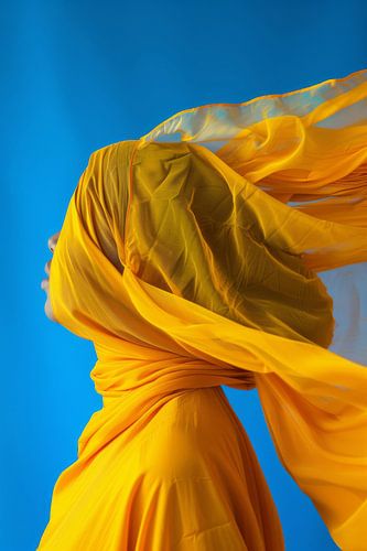 Levendige kleuren in de wind