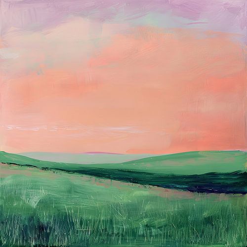 Meadow Landscape by Poster Art Shop