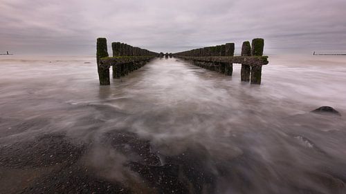 Stilte in de branding bij Westkapelle