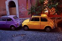Fiat 500 Cinquecento Rome Trastevere