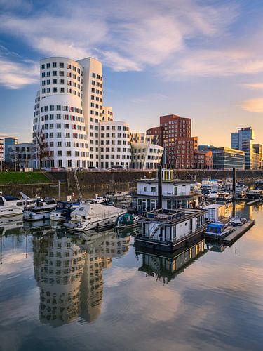 Medienhafen in Düsseldorf, Deutschland von Michael Abid