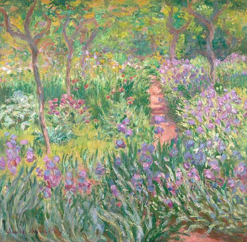 De tuin van de kunstenaar in Giverny, Claude Monet