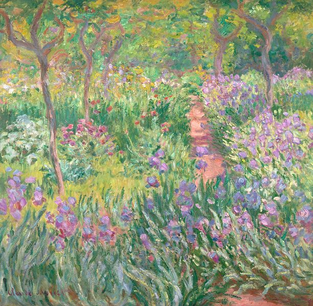 De tuin van de kunstenaar in Giverny, Claude Monet van Meesterlijcke Meesters