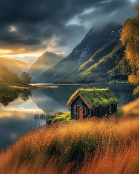 Faeröer van fernlichtsicht