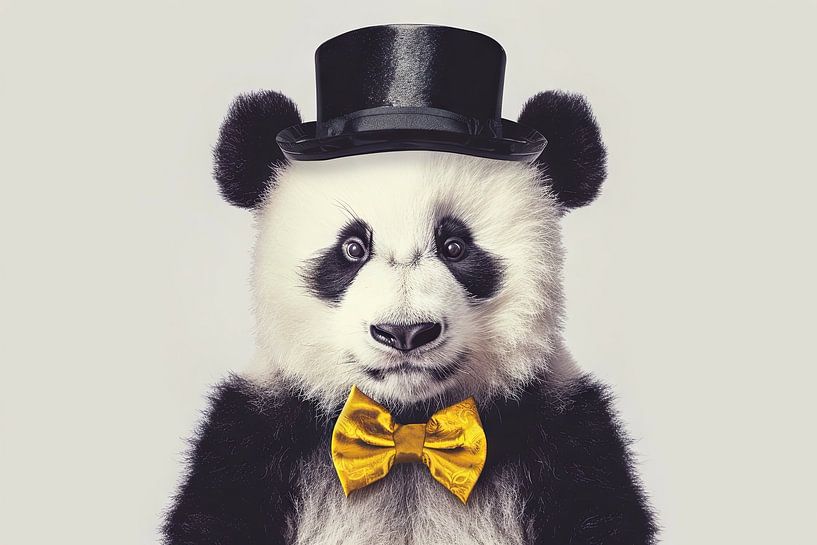 Panda illustration by Poster Art Shop