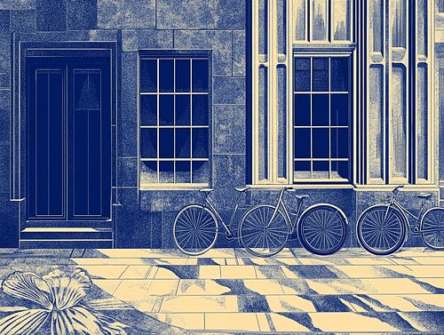 Le charme intemporel des objets de Delft et des bicyclettes