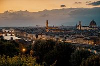 Sommer Florenz bei Sonnenuntergang