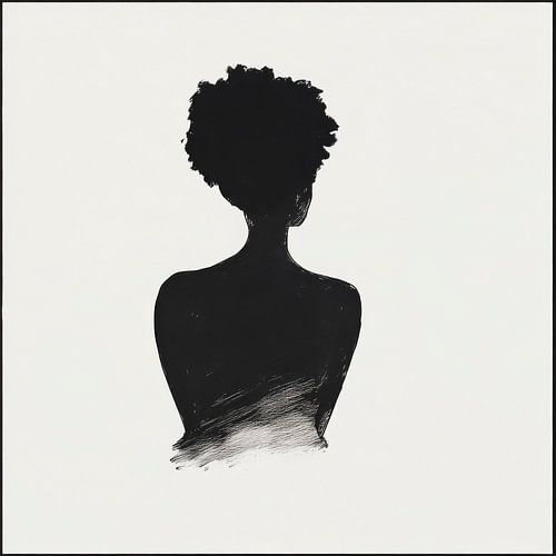 Silhouet van zelfontdekking