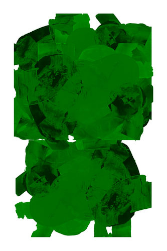 Dynamische groene abstracte vormen