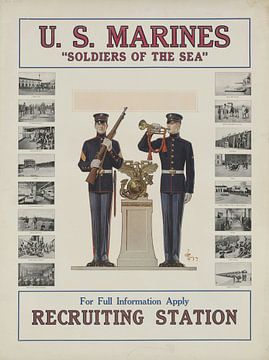 US-Marine - Soldaten der See, um 1917