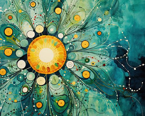 Turquoise Mandala | Mandala Artwork