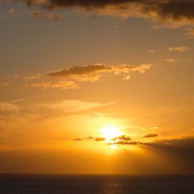 panorama zonsondergang Gran Canaria Spanje van Bas van Mook