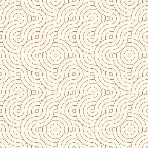 Motif abstrait contemporain Japandi sur Art minimaliste abstrait