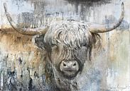 Highland Cow II van Atelier Paint-Ing thumbnail