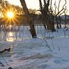 Winterse zonsondergang van Remco Swiers