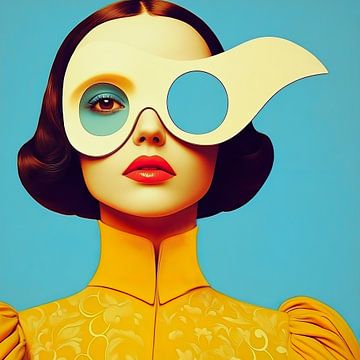 Vleugje Mysterie: Elegantie in Abstractie van Lauri Creates