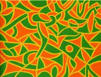 yellow orange green