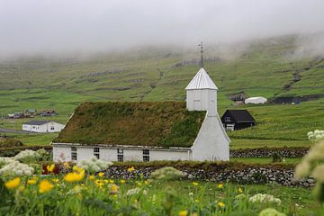 Faroe Islands | church | landscape