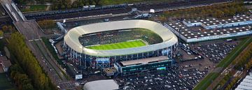 Luchtfoto panorama De Kuip van Anton de Zeeuw