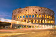 Het Colosseum in Rome bij nacht, Italië van Bas Meelker thumbnail