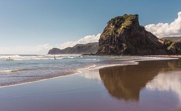 Lion Rock - Piha Beach von WvH