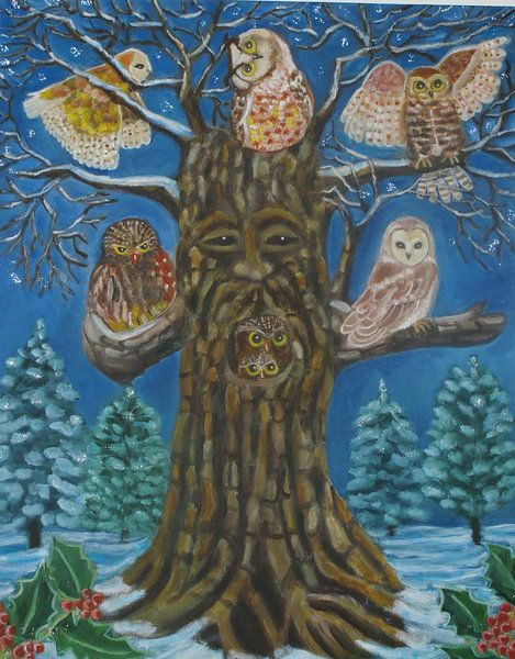 Tree in winter. von Gloria Gill