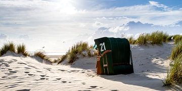 Avondstemming op het strand - Panorama van Christoph Schaible