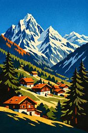 Alpine Village Mountain Escape by irgian firmansyah
