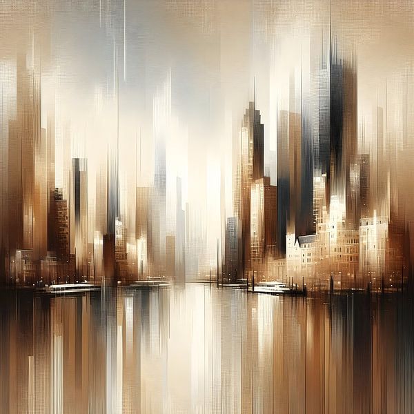 Rotterdamer Maas von FoXo Art