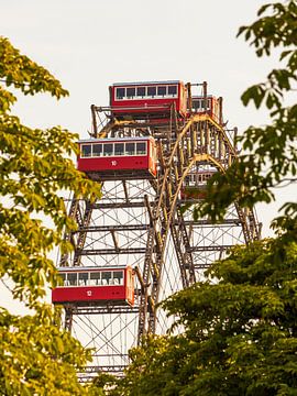 Ferris wheel in the Vienna Prater by Werner Dieterich