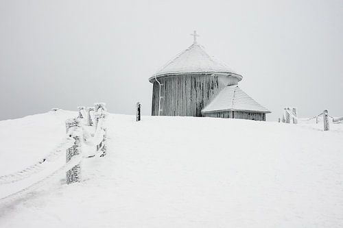 Winter with snow in the Giant Mountains by Rico Ködder
