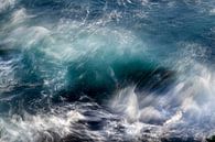 Kraft des Meeres - brechende Wellen von Rob van Esch Miniaturansicht