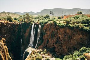 Waterfall in Morocco by Patrycja Polechonska