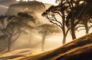 Morgennebel im Herbst
