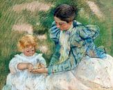 Moeder speelt met kind door May Cassatt van Studio POPPY thumbnail