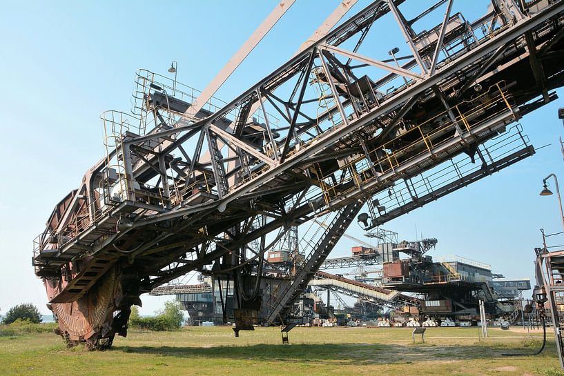 Former coal excavator in the former Golpa-Nord open-cast mine near Gräfenhainichen by Heiko Kueverling