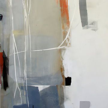 Modern abstract schilderij "Feeling blue" van Studio Allee