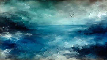 Ocean meditation at night