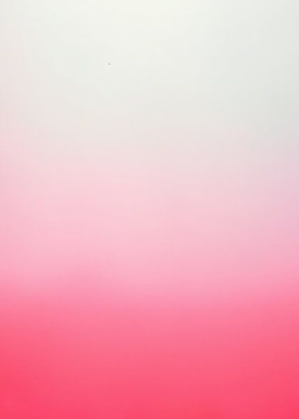 Colour gradient in pink and white by Studio Allee