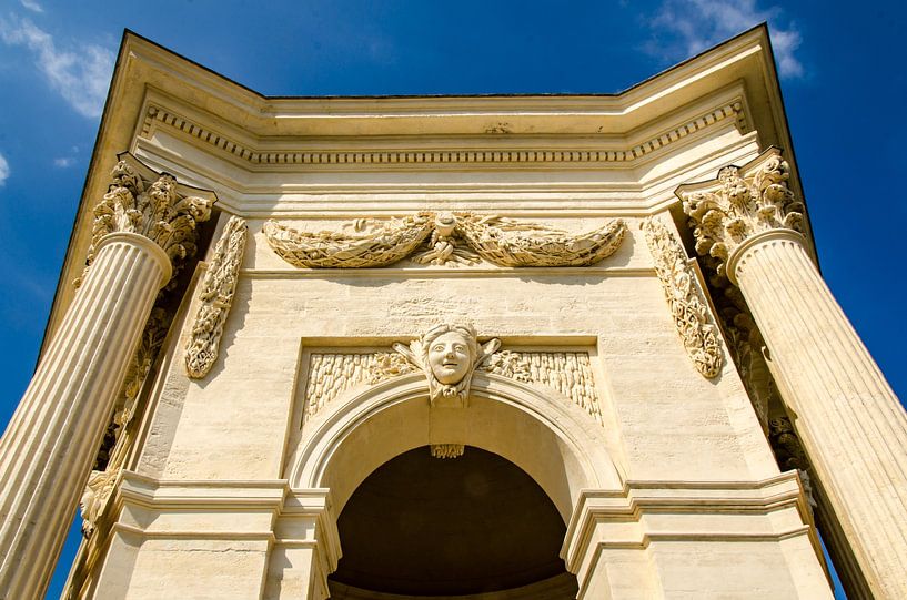 Water tower chateau d'eau du Peyrou in Montpellier France by Dieter Walther
