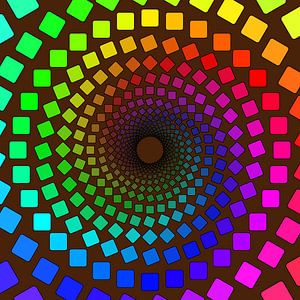 Schwingende Quadrate