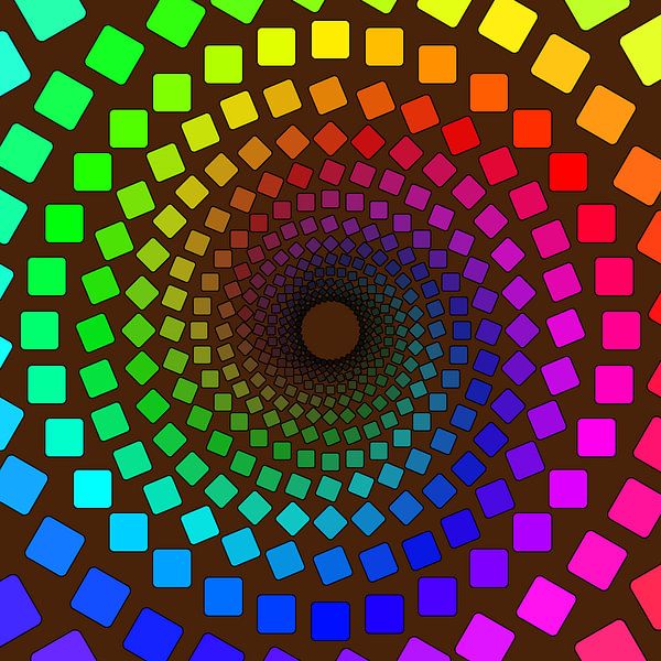 Schwingende Quadrate von Henk Schellekens