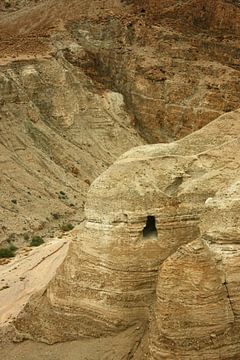 L'ancienne invasion de Qumran sur la mer morteQumran est les ruines d'une colonie d'anciens juifs -  sur Michael Semenov