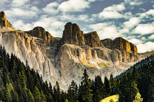 Sella solid Dolomites