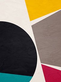 ABSTRAKTE GEOMETRISCHE KUNST IN MODERNEN FARBEN von Online Arts