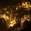 Monschau de nuit. sur Gottfried Carls